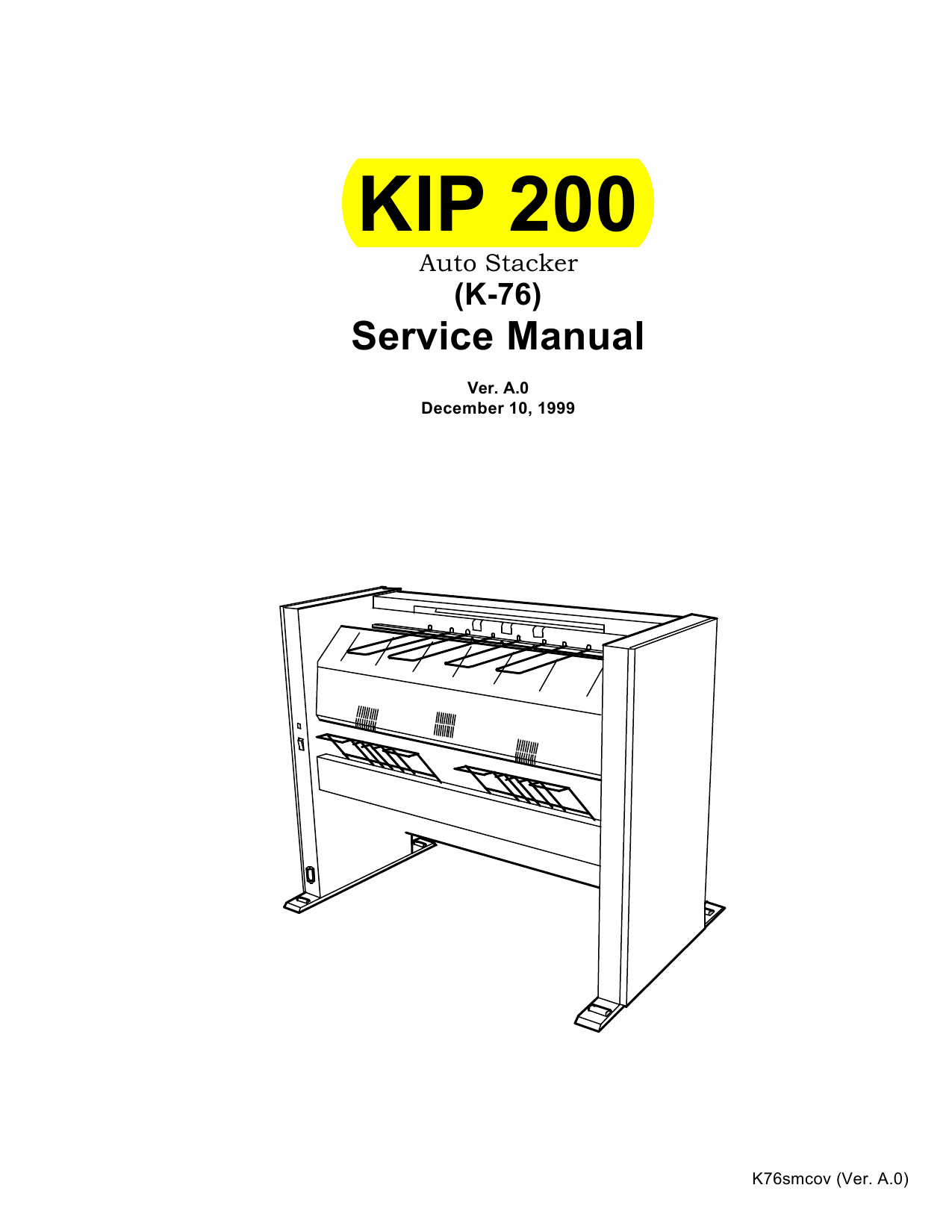 KIP 200 K-76 Parts and Service Manual-1